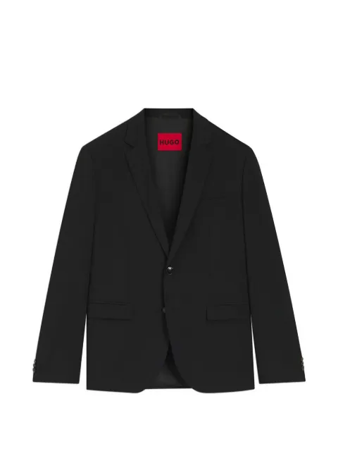 HUGO single-breasted blazer Black 50540157