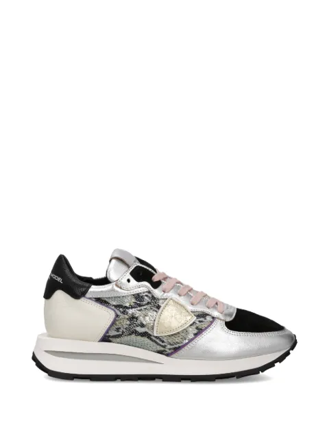 Philippe Model Paris Tropez Haute panelled sneakers Silver TKLDMP02