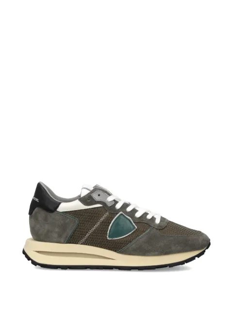 Philippe Model Paris Tropez Haute triangle-patch low-top sneakers Green TKLUWT01