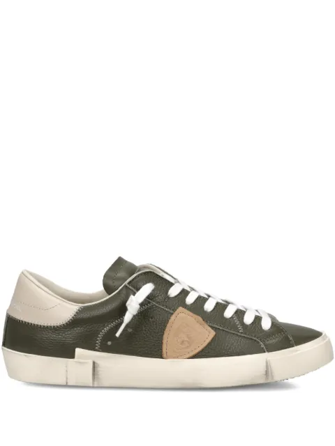 Philippe Model Paris Prsx triangle-logo sneakers Green PRLU