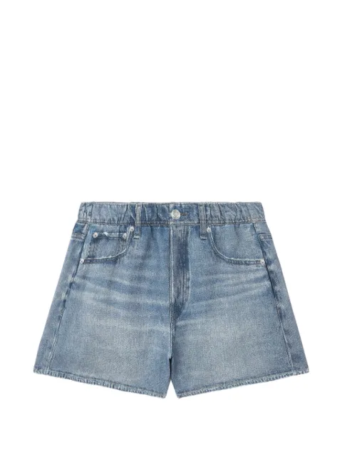 rag & bone distressed elasticated shorts Blue RC8125H9MTE
