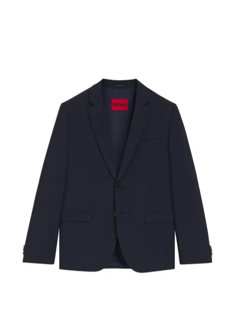 HUGO single-breasted blazer Blue 50540157