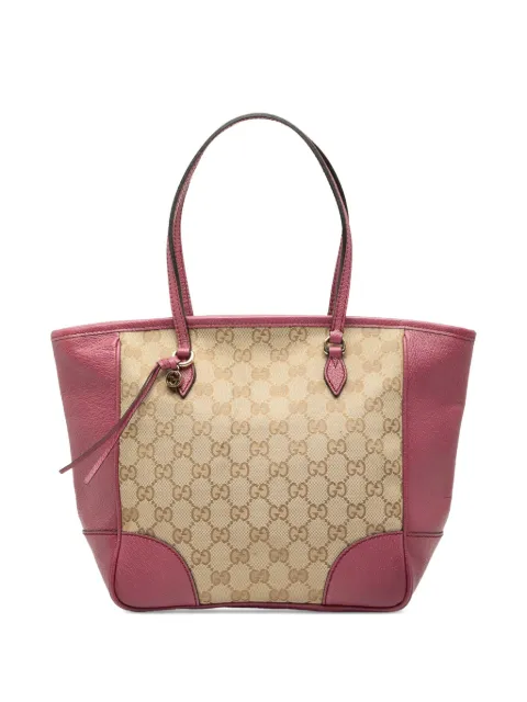 Gucci Pre-Owned 2000-2015 GG Canvas Bree tote bag Brown 40GYUDWLC986I47Q