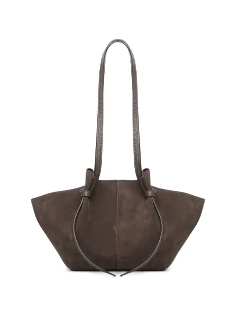 Yuzefi large Mochi suede knot shoulder bag Brown MOCHISUEDENUTMEG