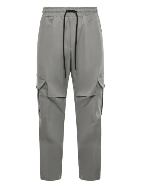Giuliano Galiano cargo-pocket drawstring trousers Grey MOSSGRIGIO