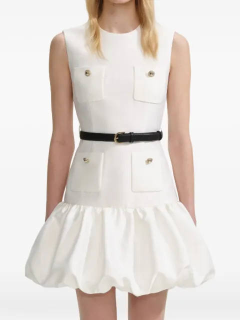 Self-Portrait sleeveless mini dress White PF25017SC