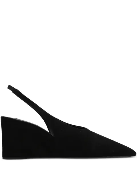 Alaïa pointed-toe slingback pumps Black AA3G208C0H53