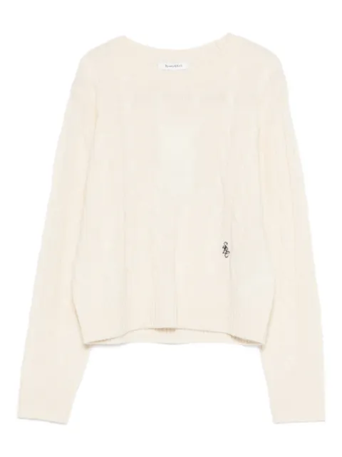 Sporty & Rich cable-knit sweater Neutrals WS06665302WH37