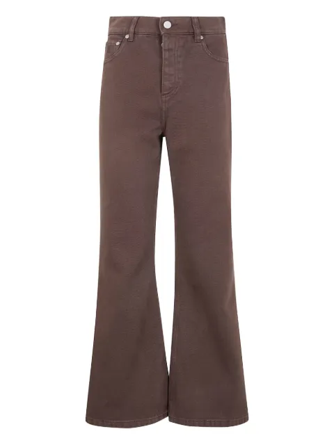 By Malene Birger five-pockets flared trousers Brown 103417
