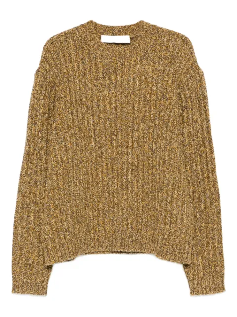 Séfr Makaya crew-neck sweater Yellow MAKAYASWEATER