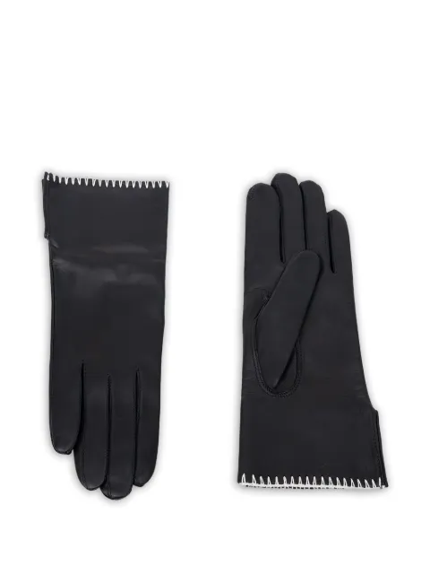 Nanushka Areli stitch gloves Black NW25FWOA04599