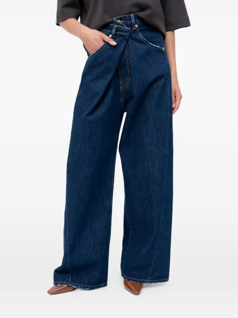 DARKPARK Ines frayed denim jeans Blue WTR19DBL03W019