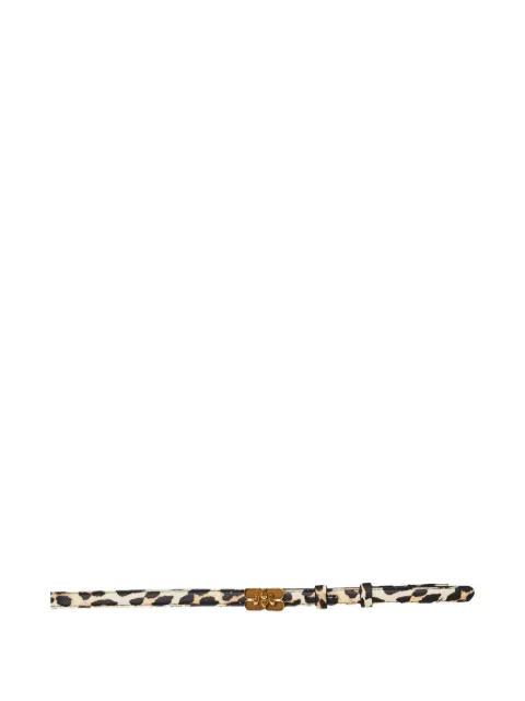 GANNI Kat printed belt Neutrals B3010093