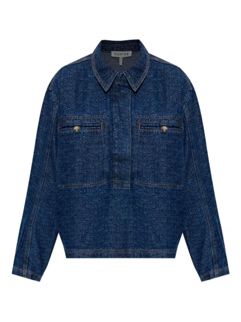 MUNTHE Ruxa polo top Blue 254102025406