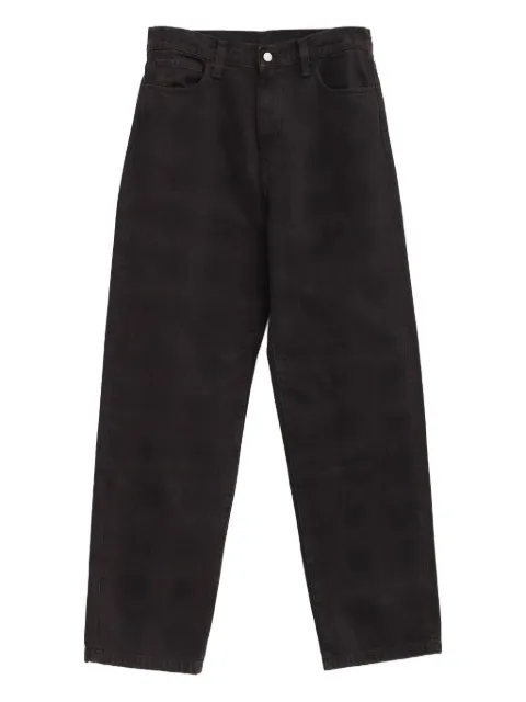 Carhartt WIP Everson check-patterned jeans Black I036310