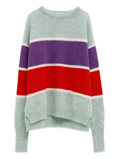 JW Anderson contrast-striped sweater Blue KW1420YN0449
