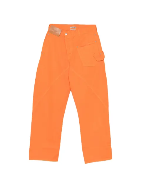 JW Anderson logo-patch jeans Orange DT0126PG1933