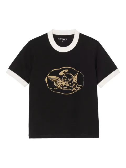 Carhartt WIP ringer print T-shirt Black I036034