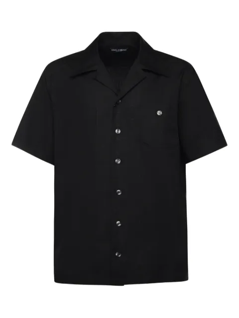 Dolce & Gabbana short-sleeve shirt Black G5JH9THS5T8