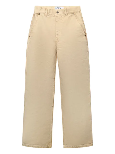LOEWE cotton trousers Neutrals H526Y04WI8
