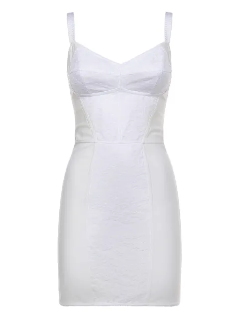 Dolce & Gabbana mini panelled dress White F63G8TGDCLQW0800