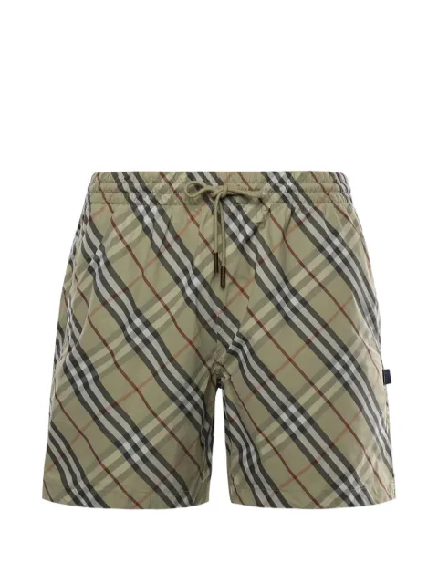 Burberry Check swim shorts Neutrals 8121537