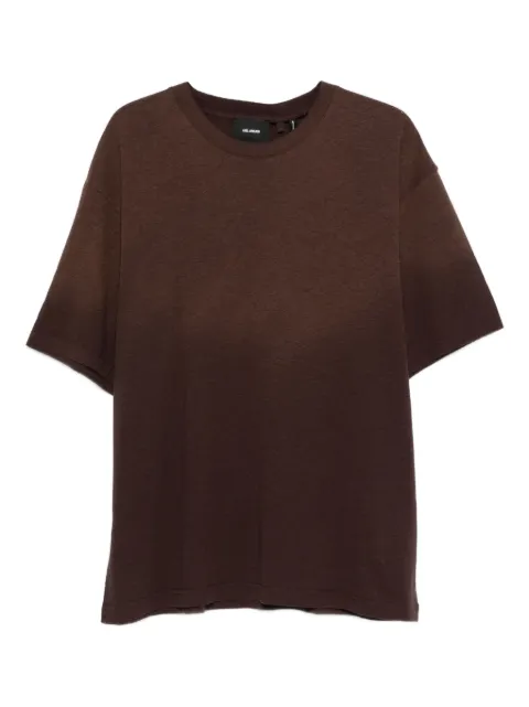Axel Arigato Bubble Reverse round-neck T-shirt Brown A3861001DARKBROWN