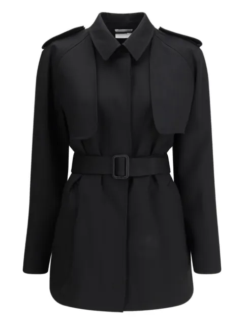 The Row Usuaia detachable sleeves belt Jacket Black 10601W4255