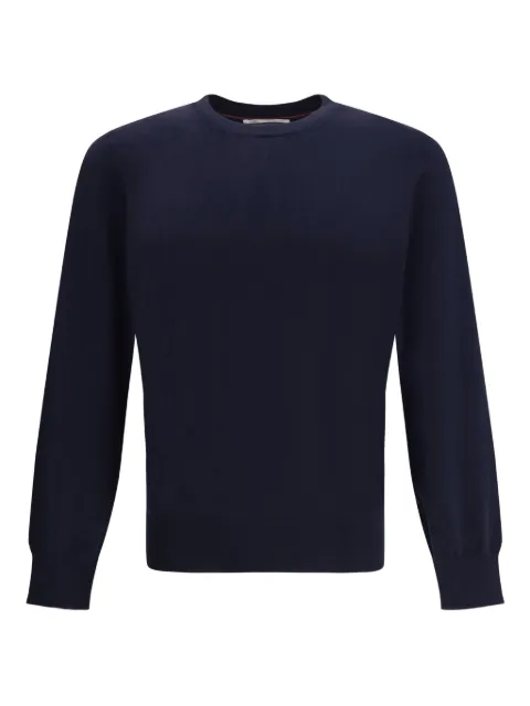 Brunello Cucinelli crew-neck sweater Blue M2900100CET50