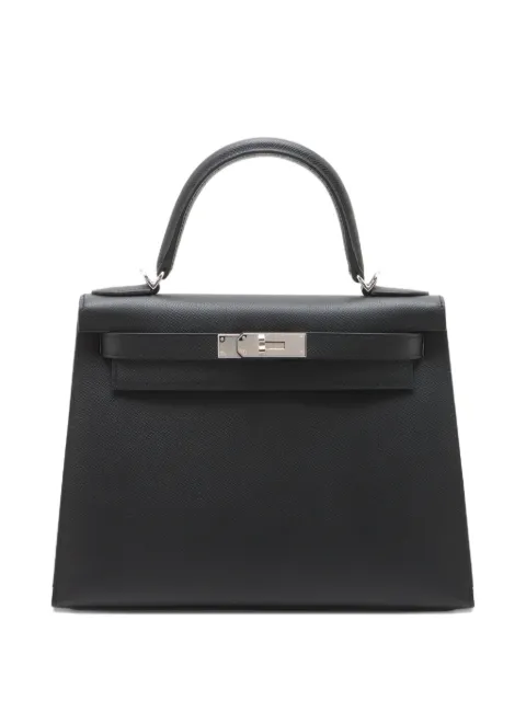 Hermès Pre-Owned 2025 Epsom Kelly II Sellier 28 satchel Black 6YDJK66Z4CJVAWLA