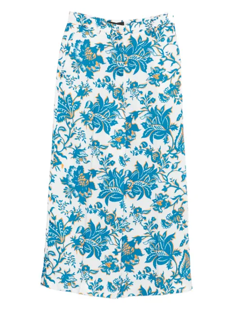 ETRO floral trousers White WREA001699SASW2X0807X0807