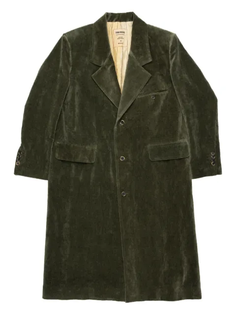 Uma Wang Celia buttoned coat Green UM8511