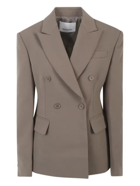 The Frankie Shop Doyer cinched blazer Neutrals BLFS21079407