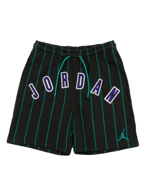 Jordan Brooklyn pinstriped track shorts Black IB8820045