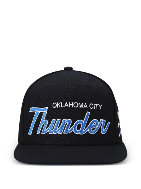 Mitchell & Ness x NBA Oklahoma City Thunder Script 2.0 baseball cap Black HHSS3280OCTYYPPPBLCKOS