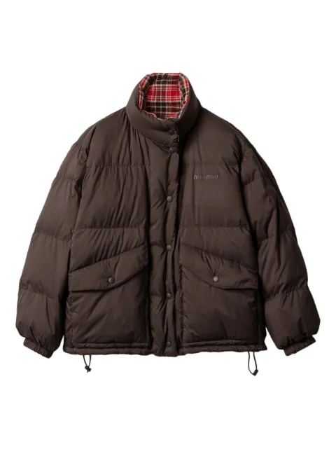 Miu Miu reversible padded jacket Brown ML1382SOOO18RB