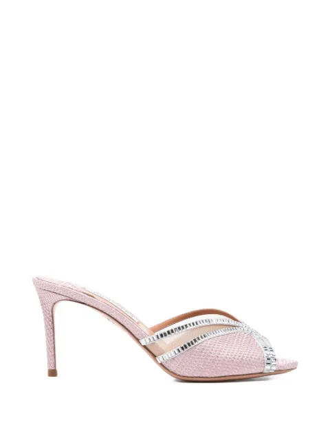 Aquazzura Wild Aurora embellished heeled sandals Pink WDAMIDM0MDM