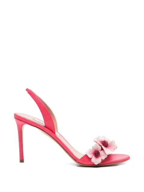 Aquazzura Passionflower slingback sandals Pink PFWMIDS0WVRRSB