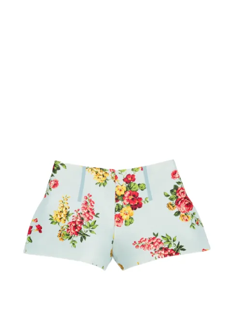 Brandon Maxwell floral-print shorts Blue SH110SS26B