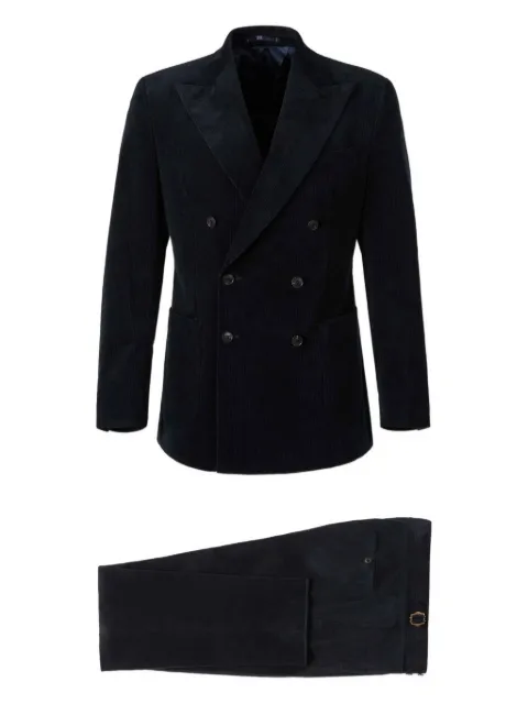 Atelier Munro double-breasted evening suit Blue AMPC06MS0938