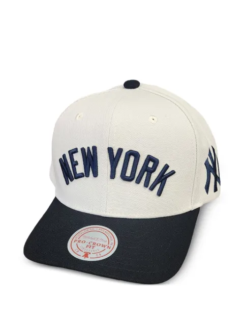 Mitchell & Ness x MLB Yankees embroidered cap Neutrals HP11516NYYOFWHOS