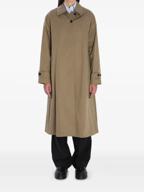 The Row Lolana buttoned coat Neutrals 10490W4207