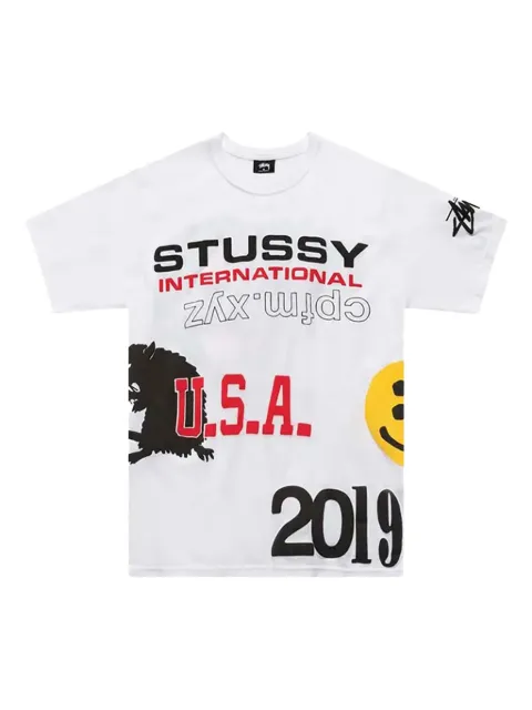 Stüssy graphic-print T-shirt White STUS96
