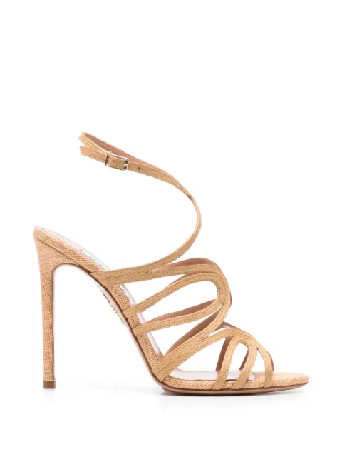 Aquazzura Serenade strappy sandals Neutrals SDEHIGS0RFFCCO