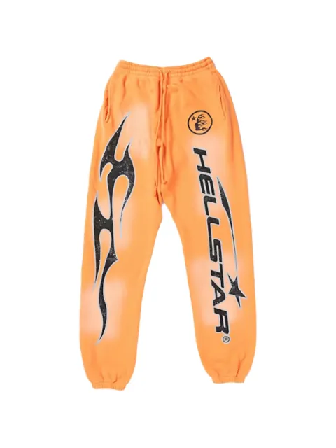 HELLSTAR Flare track pants Orange HSR086