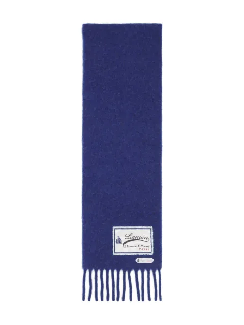 Lanvin fringed scarf Blue AMSARSC31VETP26