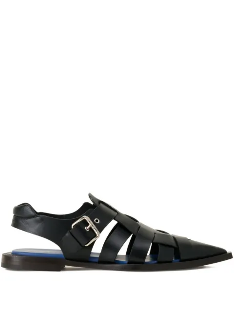 Lanvin buckle sandals Black FMSAGS0CCALFP26