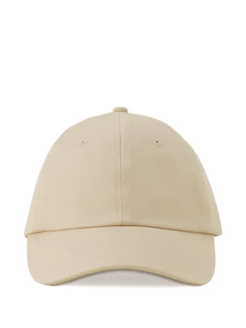 Lanvin logo-patch cap Neutrals AMHAWCA1C2ETP26