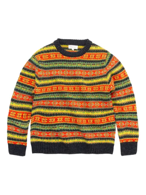 Nicholas Daley crew-neck sweater Orange NDAW25FICWOLBRG