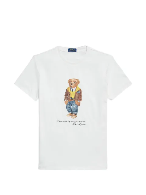 Polo Ralph Lauren Polo Bear graphic-print T-shirt White 710P07346001